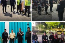 Tingkatkan Keamanan Malam, Patroli Brimob Kaltim Sambangi Titik Vital Samarinda