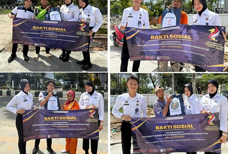 Lapas Balikpapan Gelar Bakti Sosial, Perkuat Kepedulian dan Hubungan dengan Masyarakat Sekitar