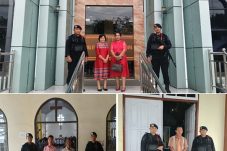 Personel Kompi 2 Brimob Paser Perkuat Keamanan Ibadah Umat Nasrani di Gereja Tanah Grogot