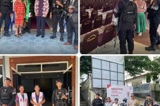 Jaga Keamanan Dan Ketertiban Masyarakat, Tim Patroli Batalyon B Brimob Kaltim Gelar Patroli Gereja di Wilayah Samarinda