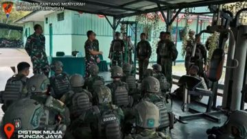 Kasdam VI/Mulawarman Perkuat Operasi dan Moral Prajurit di Puncak Jaya