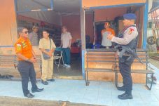 Tim Patroli Kompi 2 Brimob Paser Sambangi Kantor BPBD, Perkuat Sinergi Keamanan di Tanah Grogot