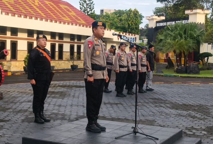Perkuat Keamanan Natal dan Tahun Baru, Satbrimob Polda Kaltim Kerahkan 2 Kompi Patroli KRYD dan Backup Satwil