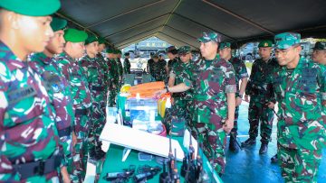 Yonzipur 17/AD Siap Diberangkatkan Bantu Percepatan Penanganan Pasca Bencana Alam di Provinsi Aceh