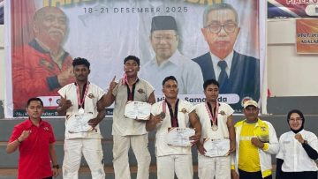 Harumkan Nama Satuan, Personel Batalyon C Pelopor Sabet Medali Perunggu di Kualifikasi PORPROV VIII Tarung Derajat