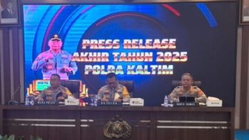 Kinerja Polda Kaltim 2025 Positif, Pengungkapan Korupsi dan TPPO Meningkat