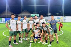 Ukir Prestasi Gemilang, Batalyon A Brimob Kaltim Juarai Turnamen Mini Soccer Torneo Goendala MS22 Tahun 2025