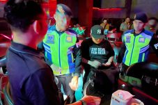 Jaga Kedisiplinan Anggota, Provos Brimob Samarinda Gelar Patroli Gaktibplin di Tempat Hiburan Malam
