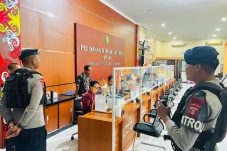 Jamin Keamanan Pusat Pemerintahan dan Ekonomi, Brimob Samarinda Gelar Patroli KRYD Obyek Vital
