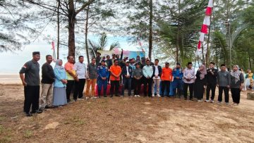 Ditpolairud Polda Kaltim Hadiri HUT ke-4 FKPB dan Amankan Lomba Mancing di Pantai Tanjung Bayur Balikpapan Timur