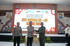 Kapolresta Sidoarjo Hadiri Tasyakuran HUT Satpam Ke-45