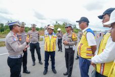 Pastikan Kesiapan Guna Kelancaran Arus Liburan Nataru, Dirlantas Polda Kaltim Tinjau Langsung Arus Lalin Tol IKN