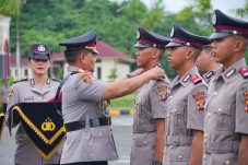 Kapolda Kaltim Pimpin Upacara Penutupan Pendidikan dan Pelantikan Bintara Polri TA 2025 di SPN Polda Kaltim