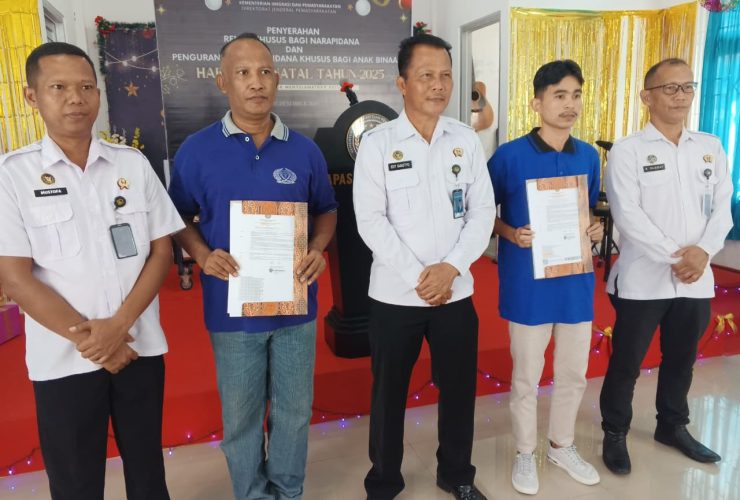 Natal 2025, Lapas Kelas IIA Balikpapan Berikan Remisi kepada 48 Warga Binaan