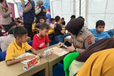 Trauma Healing Polri, Dukungan Psikologis bagi Anak Korban Banjir Bandang di Padang Pariaman