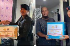 Jumat Berkah Batalyon A Brimob Balikpapan, Ulurkan Bantuan Sembako untuk Buruh Lepas