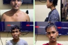 Polres Kutai Barat Amankan Empat Tersangka Pencurian Kabel PJU, Aksi Berulang Sejak Oktober