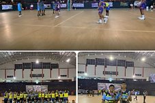 Dua Personel Brimob Kaltim Sabet Medali Perunggu Bola Voli Indoor BK Porprov 2025 di Kubar