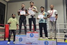 Ukir Prestasi, Personel Batalyon B Pelopor Sat Brimob Polda Kaltim Raih Juara Kedua di Ajang Praporprov Kickboxing