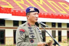 100 Personel Brimob Polda Kaltim Diberangkatkan BKO ke Aceh Utara untuk Penanganan Pascabanjir