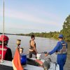 Kawal Misi Kemanusiaan, Brimob Kutai Barat Terus Sisir Sungai Cari ABK Kapal yang Tenggelam