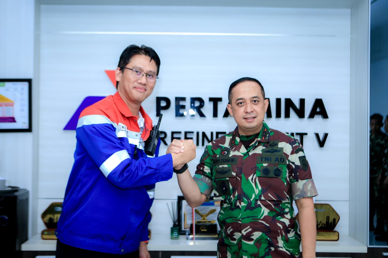 Audiensi Pangdam VI/Mulawarman dengan General Manager Pertamina RU V Balikpapan