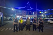 Jaga Stabilitas Keamanan Objek Vital, Tim Patroli Brimob Kaltim Sisir Perkantoran dan Pusat Ekonomi di Samarinda