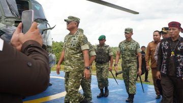 Menhan RI Kunjungi Yonif TP 827 di Kutai Barat, Tekankan Profesionalisme dan Kesiapsiagaan Prajurit