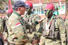 Menhan RI Kunjungi Brigif TP 85/BTC, berikan motivasi dan semangat serta tekankan Profesionalisme Prajurit