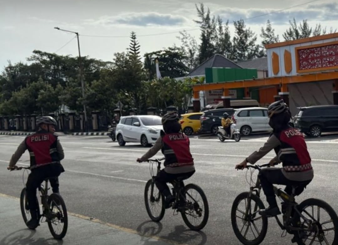 Hadir Beri Rasa Aman untuk Masyarakat, Ditsamapta Polda Kaltim Intensifkan Patroli Sepeda di Wilayah Balikpapan