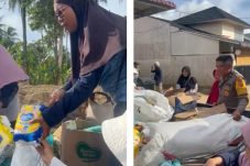 Polri Salurkan Bantuan Sembako untuk Warga Terdampak Banjir Bandang di Gurun Laweh