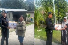 Berbagi Dengan Sesama, Batalyon A Brimob Kaltim Rutin Laksanakan Jumat Berkah