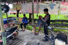 Tingkatkan Keamanan di Kawasan Pemukiman, Personel Batalyon C Pelopor Satbrimob Polda Kaltim Intensifkan Patroli