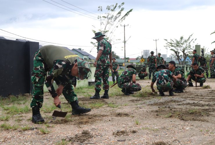Kodam VI/Mulawarman Gelar Pembersihan Tempat Ibadah Sambut Ramadhan 1447 H