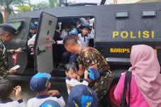 Kegiatan Edukasi, Batalyon A Brimob Kaltim Terima Kunjungan TK Sandhy Putra, TK Filia dan TK Ekadyasa