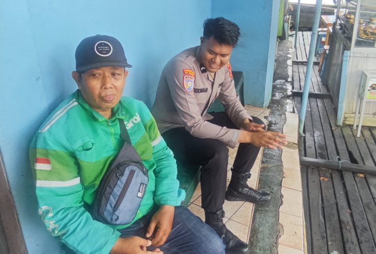 Ditbinmas Polda Kaltim Gelar Binluh dan Silaturahmi di Warung Ojol Kamtibmas, Serap Aspirasi Driver Ojek Online