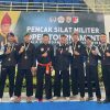 PSM (Pencak Silat Militer) Kodam VI/Mulawarman Juara Umum I Kategori TNI/Polri pada Piala Pangdam XXIII/PALAKA WIRA