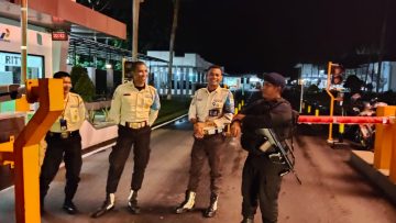 Amankan Obvitnas, Detasemen Gegana Brimob Kaltim Sambangi Pelabuhan Hingga Pembangkit Listrik