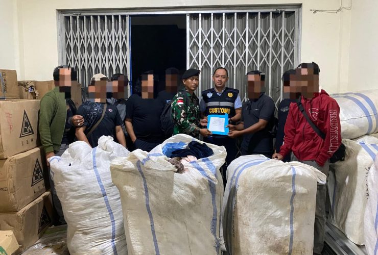 Sinergitas Aparat Gagalkan Ballpress Ilegal di Perbatasan Utara Kalimantan