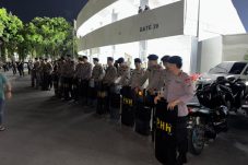 Kawal Ketat BRI Superliga, Brimob Polda Kaltim Amankan Kemenangan Borneo FC di Stadion Segiri