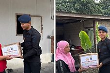 Tebar Kebaikan lewat ‘Jumat Berkah’, Brimob Balikpapan Bagikan Sembako untuk Masyarakat