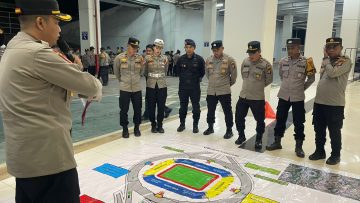 Jamin Keamanan Liga 2, Brimob Batalyon C Pelopor Kawal Laga Persiba Balikpapan vs PSIS Semarang