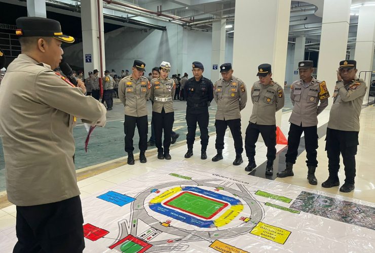 Jamin Keamanan Liga 2, Brimob Batalyon C Pelopor Kawal Laga Persiba Balikpapan vs PSIS Semarang