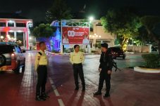 Gegana Satbrimob Polda Kaltim Perketat Pengamanan Obyek Vital di Balikpapan