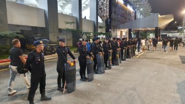 Kawal “Big Match” BRI Super Liga, Brimob Batalyon B Pelopor Pastikan Keamanan Laga Borneo FC vs Persebaya di Stadion Segiri