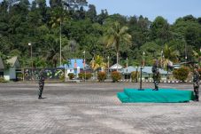 Perkuat Pertahanan Perbatasan, Korem 092/Maharajalila Sambut Kedatangan Personel Yonif TP 921 dan 922