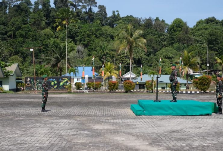 Perkuat Pertahanan Perbatasan, Korem 092/Maharajalila Sambut Kedatangan Personel Yonif TP 921 dan 922