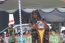 Program TNI Manunggal Membangun Desa (TMMD) Ke-127 Tahun 2026 di wilayah Kodim 0912/Kutai Barat resmi ditutup