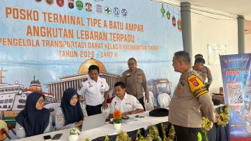 Kabid Humas Polda Kaltim Tinjau Terminal Batu Ampar, Pastikan Kesiapan Ops Ketupat Mahakam 2026