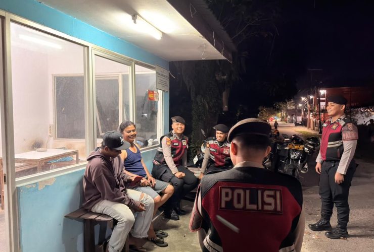Patroli Dialogis dan Pengamanan Sahur, Dit Samapta Polda Kaltim Perkuat Keamanan di Balikpapan